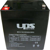 UPS UPS MC4-12 12V 4Ah zselés ólom akkumulátor gondozásmentes