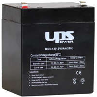 UPS UPS MC5-12 12V 5Ah zselés ólom akkumulátor gondozásmentes