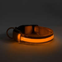 Yummie Yummie LED-es nyakörv - akkumulátoros - S méret - narancs (60027C)