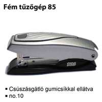 MOS MOS 85 tűzőgép NO.10 ezüst fém