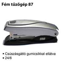 MOS MOS 87 tűzőgép 24/6 ezüst fém