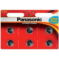 Panasonic Panasonic lithium gombelem CR2025L 3V 6 db/csomag