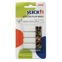 Stickn STICK'N Index oldaljelölő (21383) 12x45mm mintás széllel PÖTTY 4x20 lap