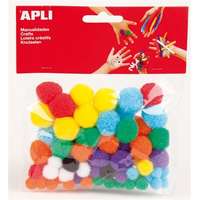 Apli Pom-pom, Apli Creative, vegyes színek 78 db/csom