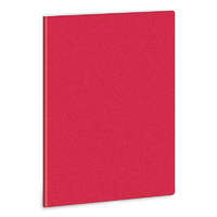 Ars Una Ars Una glitter-piros A/4 extra kapcsos füzet-négyzethálós