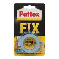 Pattex Ragasztószalag, kétoldalas, 19 mm x 1,5 m, HENKEL Pattex Fix 80 kg, kék