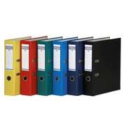 Donau Iratrendező, 75 mm, A4, PP/karton, élvédő sínnel, Donau Master, zöld