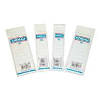 Donau Cserecímke, iratrendezőhöz, öntapadó, 54x153 mm, Donau, fehér 20 db/csomag