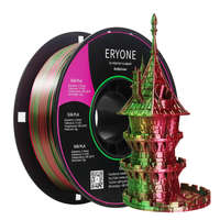 Eryone Eryone Silk PLA Dual Color selyemfényű piros és zöld (red & green) 3D nyomtató Filament 1.75mm, 1kg/tekercs