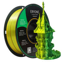 Eryone Eryone Silk PLA Dual Color selyemfényű sárga és zöld (yellow & green) 3D nyomtató Filament 1.75mm, 1kg/tekercs