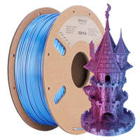 Eryone Eryone Silk PLA Dual Color selyemfényű rózsaszín és kék (rose red & blue) 3D nyomtató Filament 1.75mm, 1kg/tekercs
