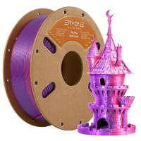 Eryone Eryone Silk PLA Dual Color selyemfényű lila és narancspiros (purple & orange) 3D nyomtató Filament 1.75mm, 1kg/tekercs