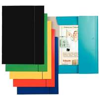 Esselte Gumis mappa, 15 mm, karton, A4, Esselte Economy, fekete (13439)