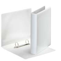 Esselte Gyűrűs könyv, panorámás, 2 gyűrű, D alakú, 46 mm, A5, PP, Esselte, fehér (46571)