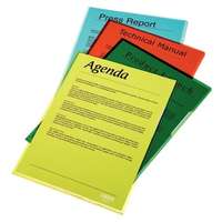 Esselte Genotherm, L, A4, 150 mikron, víztiszta felület, Esselte Luxus, piros 25db/csomag (55433)