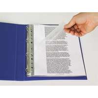 Esselte Genotherm, felül és a belső oldalon nyitott, lefűzhető, A4, 115 mikron, narancsos felület, Esselte 100db/csomag (56193)