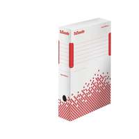 Esselte Archiváló doboz, A4, 80 mm, újrahasznosított karton, Esselte Speedbox, fehér (623985)