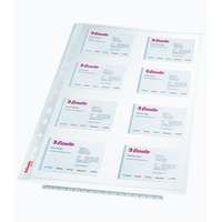 Esselte Névjegytartó genotherm, lefűzhető, A4, 105 mikron, víztiszta, 16 férőhelyes, Esselte (78930)