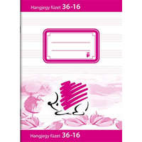 ICO Füzet A/5 36-16 hangjegy famentes Ico Süni