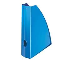 Leitz Iratpapucs, műanyag, 60 mm, elöl nyitott, Leitz Wow, metál kék