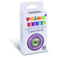Primo Primo Táblakréta pormentes, kerek színes, 10db-os (F014GC10R)