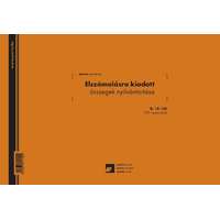 PÁTRIA Elszámolásra kiadott összegek nyilvántartása 100 lapos könyv A/4 fekvő B.13-135