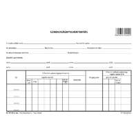 PÁTRIA Szabadságnyilvántartás A/5 fekvő B.18-50