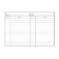 PÁTRIA Fogszabályozási törzslap betét szabadlap A/5 fekvő C.3304-33