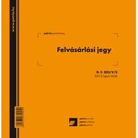 PÁTRIA Felvásárlási jegy (mezőgazdasági termékfelvásárlás/szolgáltatás igénybevétel bizonylata) 50x3 lapos tömb D.F.303/V/5