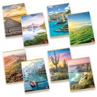 Pigna Füzet Pigna Paesaggi A/4 tűzött 42 lapos kockás