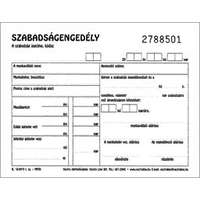 Silverball Szabadságengedély A/6 50X2 lap B.18-49/V Silverball