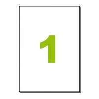 MOS Etikett címke univerzális 210X297 mm 1 db/ív, 100 db/csomag