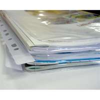 Victoria Lefűzhető katalógustartó genotherm Jumbo A4 180 mikron, 25mm gerinc, 10db/csomag, Victoria