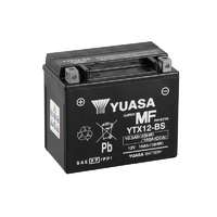 Yuasa Yuasa karbantartásmentes akkumulátor savcsomaggal - YTX12-BS