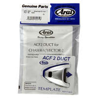 ARAI ARAI Első Felső Szellőző TDF Duct-3 Gyémánt Fekete színben Quantum/Quantum-ST/Quantum-ST PRO/Tour-X 4/X-Tend/X-Tend Ram Sisakokhoz