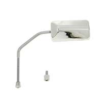 Kyoto Tükör F1 bal / jobb, M8 hosszú jobb kezes menetes, csomagban adapter, króm Kyoto Kormány és tartozékai Tükör Tükrök (tuning)