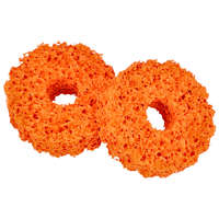 OEM Standard Kormányvédő gyűrű készlet habszivacs gumi narancssárga Simson S50, S51, S53, S70, S83, SR50, SR80, KR50, KR51/1, KR51/2, SR4-1, SR4-2, SR4-3, SR4-4, SR4-1, SR4-2, SR4-3, SR4-4 OEM Standard Kormány és tartozékai Markolat