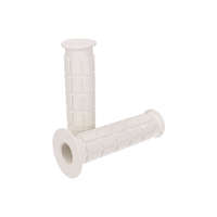 OEM Standard Grip gumikészlet gofri minta fehér Simson S50, S51, S53, S70, S83, SR50, SR80, SR50, S53, S70, S83, S53, S53, S53, S70, S83, SR50, SR80 OEM Standard Kormány és tartozékai Markolat