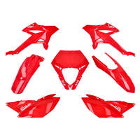 OEM Standard Védőburkolat készlet piros 7 darab Beta RR 2012-hez