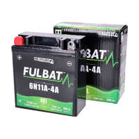 Fulbat Akkumulátor Fulbat 6N11A-4A 6V 11Ah GEL a Simson S50, S51, SR50, SR80, MZ TS/ ES/ ETS, SR50, SR80, MZ TS/ ES/ ETS akkumulátorokhoz