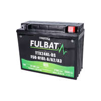 Fulbat Akkumulátor Fulbat FTX24HL-BS F50N-18L-A/A2/A3 GEL motorkerékpárhoz, fűnyíró traktorhoz, fűnyírógéphez, fűnyírógéphez, kerti géphez, SSV, UTV-hez
