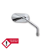 HIGHSIDER HIGHSIDER smart AGILA kormánytükör, ovális, króm, jobb oldali, E-teszt nélkül HIGHSIDER Kormány és tartozékai Tükör Tükrök (tuning)