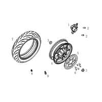 NIU NIU Pro és Sport roller kerékszelep NIU Kategórizálatlan