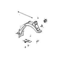 NIU NIU Pro és Sport hátsó lámpa adapterlemez rollerhez NIU Elektronika Lámpa, fényszóró, index Lámpa alkatrész