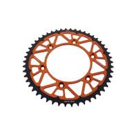 JT JT JTX897.50ORG 50Z Hibrid hajtott lánckerék, acél/alumínium, 520-as méret, narancssárga JT Erőátviteli alkatrész Lánc, lánckerék, láncszett Hátsó lánckerék