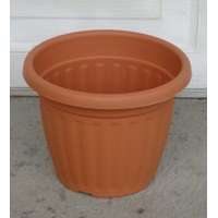 Bordás 20 cm cserép terra