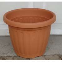 Bordás 35 cm cserép terra