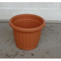 Bordás 16 cm cserép terra