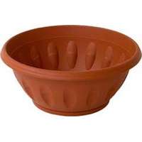 Alba-virágtál 40 cm+alátét terra