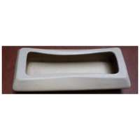 Párologtató kerámia fekvő 13x24 cm fehér